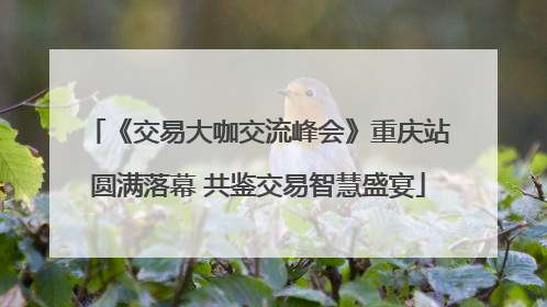 《交易大咖交流峰会》重庆站圆满落幕 共鉴交易智慧盛宴