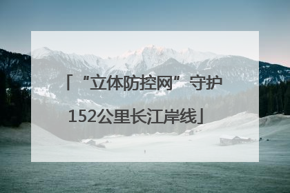 “立体防控网”守护152公里长江岸线