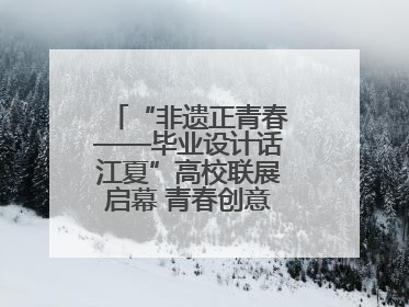 “非遗正青春——毕业设计话江夏”高校联展启幕 青春创意激活千年文脉