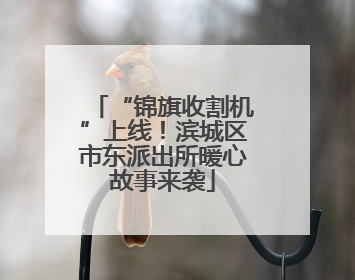 “锦旗收割机”上线！滨城区市东派出所暖心故事来袭