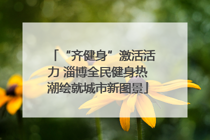 “齐健身”激活活力 淄博全民健身热潮绘就城市新图景
