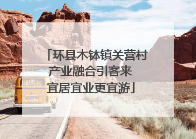 环县木钵镇关营村 产业融合引客来 宜居宜业更宜游