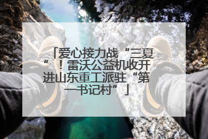 爱心接力战“三夏”！雷沃公益机收开进山东重工派驻“第一书记村”