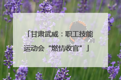 甘肃武威：职工技能运动会“燃情收官”