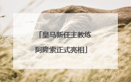 皇马新任主教练阿隆索正式亮相