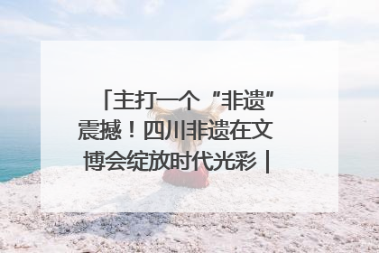 主打一个“非遗”震撼！四川非遗在文博会绽放时代光彩｜文博向“新”