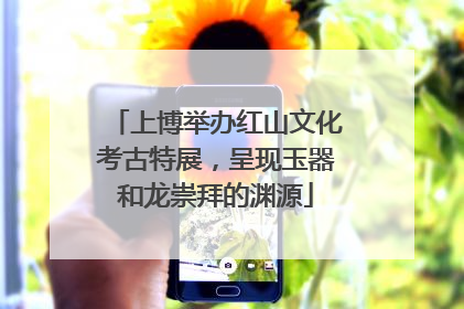 上博举办红山文化考古特展，呈现玉器和龙崇拜的渊源