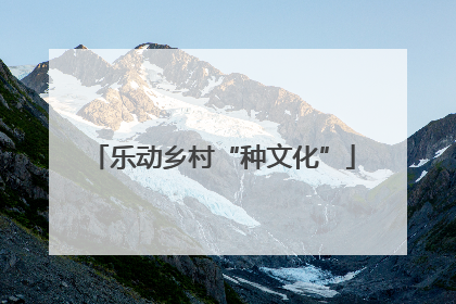 乐动乡村“种文化”