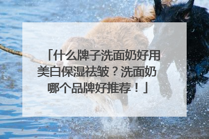 什么牌子洗面奶好用美白保湿祛皱？洗面奶哪个品牌好推荐！