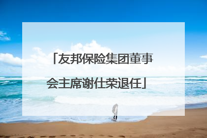 友邦保险集团董事会主席谢仕荣退任