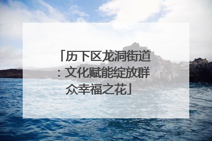 历下区龙洞街道：文化赋能绽放群众幸福之花