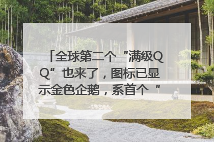 全球第二个“满级QQ”也来了，图标已显示金色企鹅，系首个“满级QQ”的小号