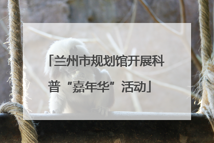 兰州市规划馆开展科普“嘉年华”活动