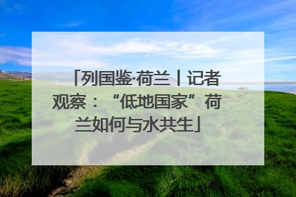 列国鉴·荷兰丨记者观察：“低地国家”荷兰如何与水共生