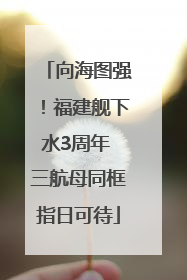 向海图强！福建舰下水3周年 三航母同框指日可待