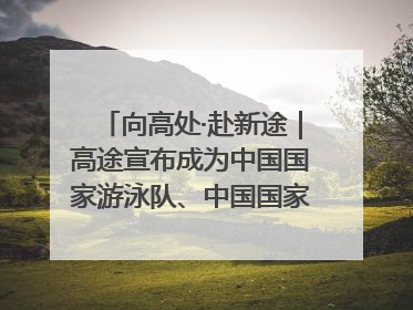 向高处·赴新途｜高途宣布成为中国国家游泳队、中国国家花样游泳队官方学习合作伙伴