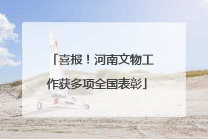 喜报！河南文物工作获多项全国表彰