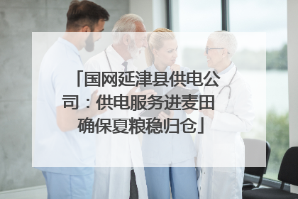 国网延津县供电公司：供电服务进麦田 确保夏粮稳归仓