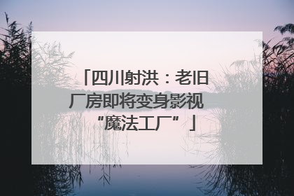 四川射洪：老旧厂房即将变身影视“魔法工厂”