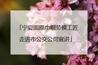 宁夏固原巾帼劳模工匠走进市公交公司宣讲