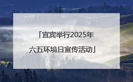 宜宾举行2025年六五环境日宣传活动