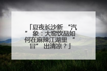 夏夜长沙新 “汽” 象：大窑饮品如何在麻辣江湖里 “冒” 出清凉？