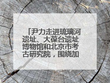 尹力走进琉璃河遗址、大葆台遗址博物馆和北京市考古研究院，围绕加强历史文化名城保护调研