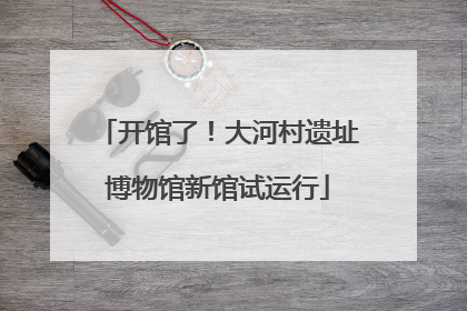 开馆了！大河村遗址博物馆新馆试运行