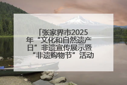 张家界市2025年“文化和自然遗产日”非遗宣传展示暨“非遗购物节”活动在慈利县盛大启幕