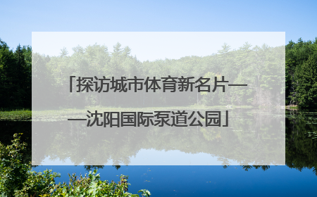 探访城市体育新名片——沈阳国际泵道公园