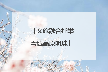 文旅融合托举雪域高原明珠