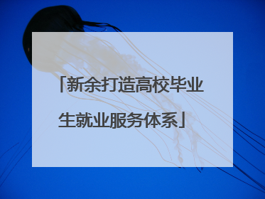 新余打造高校毕业生就业服务体系