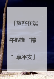 旅客在端午假期“粽”享平安