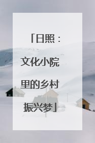 日照：文化小院里的乡村振兴梦