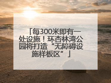 每300米即有一处设施！环杏林湾公园将打造“无障碍设施样板区”