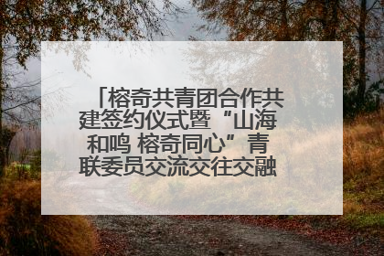 榕奇共青团合作共建签约仪式暨“山海和鸣 榕奇同心”青联委员交流交往交融活动在福州举行