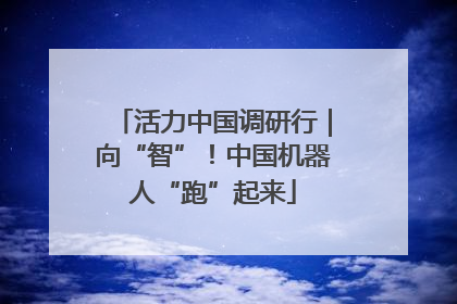 活力中国调研行｜向“智”！中国机器人“跑”起来