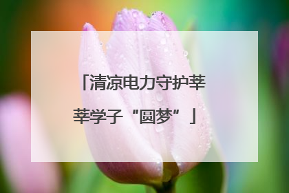 清凉电力守护莘莘学子“圆梦”