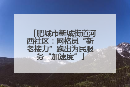 肥城市新城街道河西社区：网格员“新老接力”跑出为民服务“加速度”