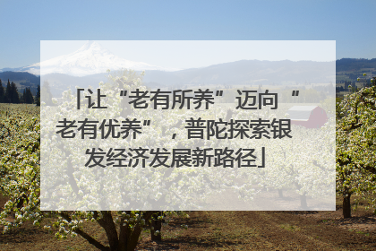 让“老有所养”迈向“老有优养”，普陀探索银发经济发展新路径