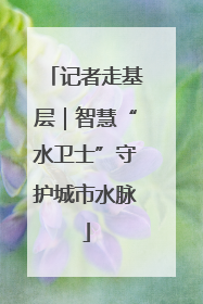 记者走基层｜智慧“水卫士”守护城市水脉