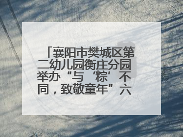 襄阳市樊城区第二幼儿园衡庄分园举办“与‘粽’不同，致敬童年”六一文艺汇演