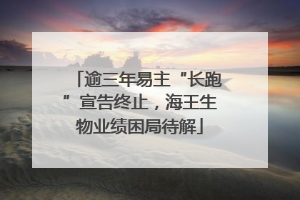 逾三年易主“长跑”宣告终止，海王生物业绩困局待解