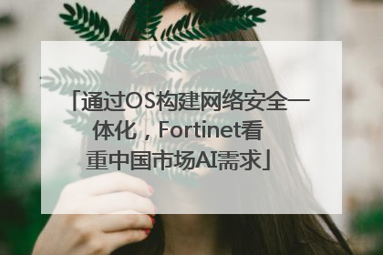 通过OS构建网络安全一体化，Fortinet看重中国市场AI需求