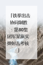 铁拳出击 协同制胜：第80集团军某旅实弹射击考核