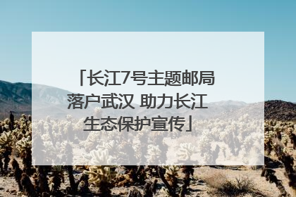 长江7号主题邮局落户武汉 助力长江生态保护宣传