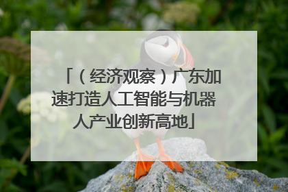 （经济观察）广东加速打造人工智能与机器人产业创新高地